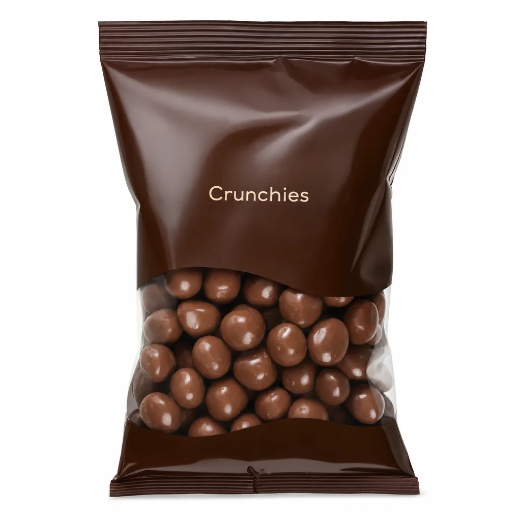 Crunchies chocolate protein candy snack