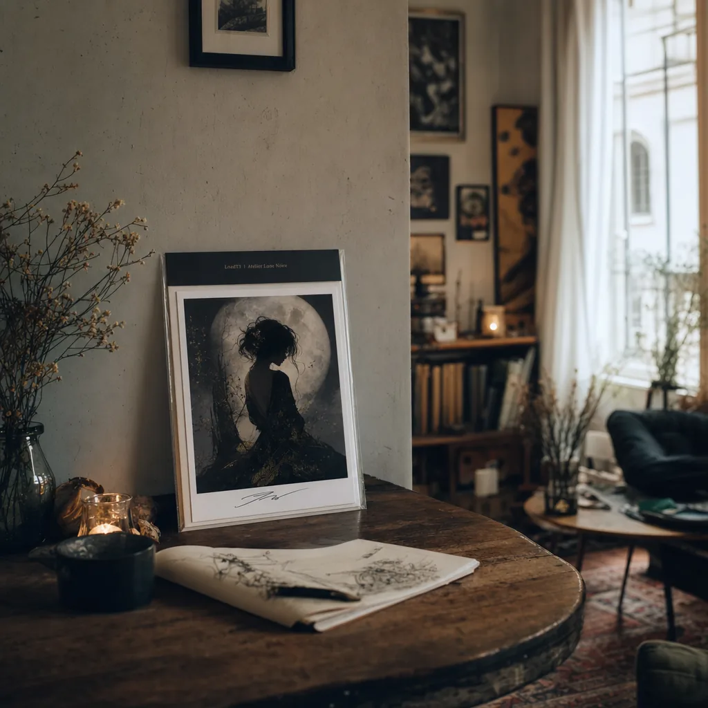 Atelier Lune shown in full on the atelier work surface