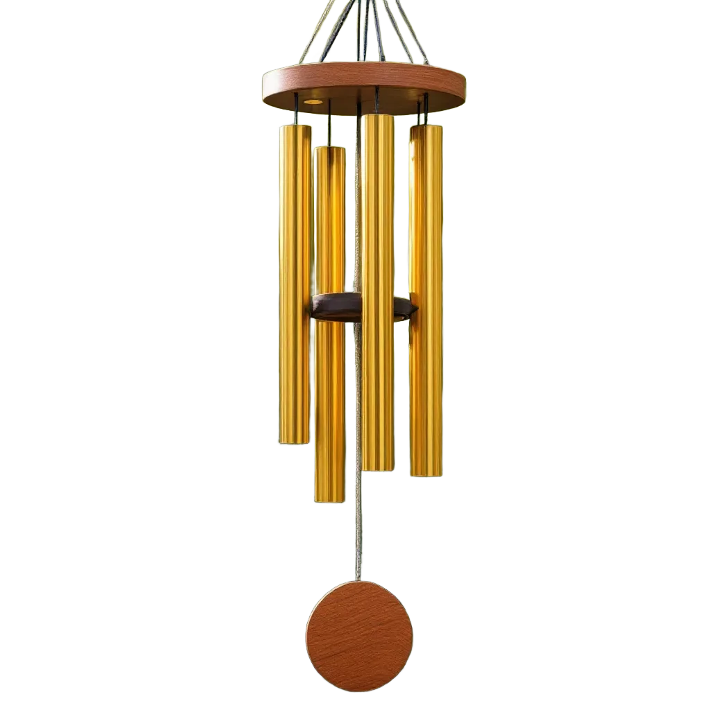 Carillon Grelot en laiton massif — patine naturelle